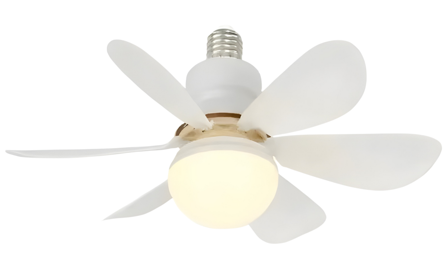 Ventilador LED de Techo con Control Remoto – Luz Regulable y Bajo Consumo