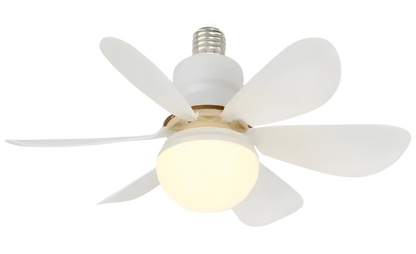 Ventilador LED de Techo con Control Remoto – Luz Regulable y Bajo Consumo